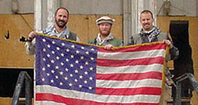 5th Special Forces Group raised the American flag over the U.S. Embassy in Kabul, Afghanistan