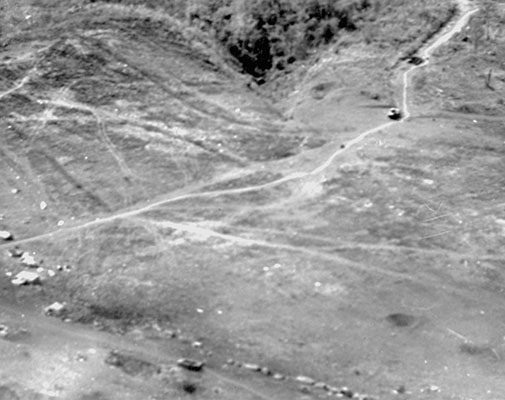 Three disabled PT-76 tanks were left behind including the one by the operations bunker at Lang Vei.