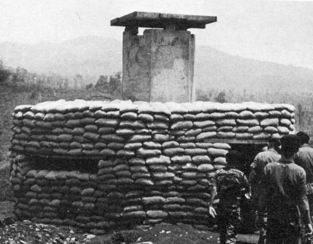 This Lang Vei CIDG fighting bunker photo was taken by a Navy Seabee in 1967.