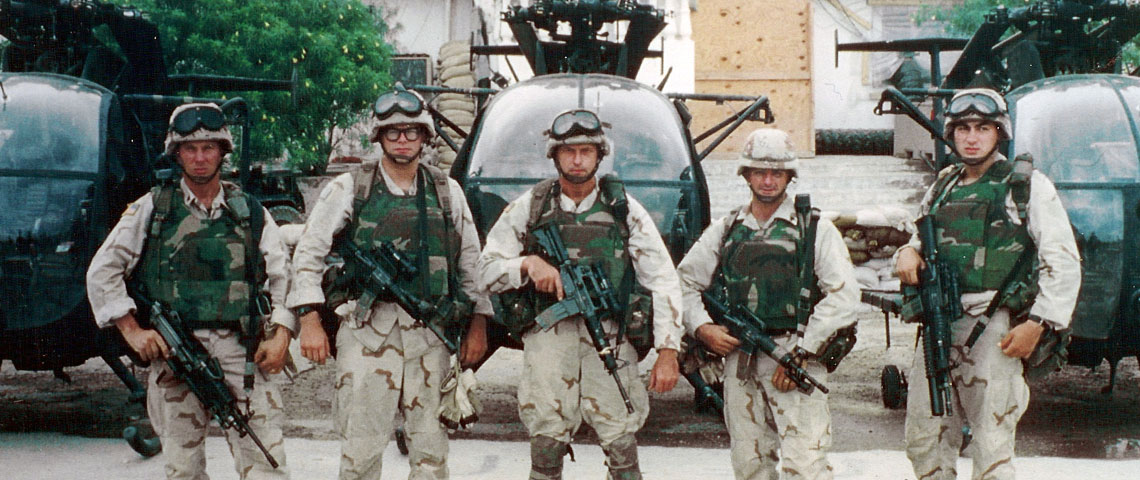 U.S. Army Rangers put their new Ranger Body Armor (RBA) to the test during the Battle of Mogadishu in October 1993.