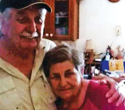 Michael L. Kunik and his youngest sister, Sharon.