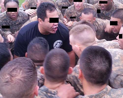 Physical and environmental stressors force Green Platoon candidates to push themselves beyond their perceived limitations, and to rely on one another as part of a team.