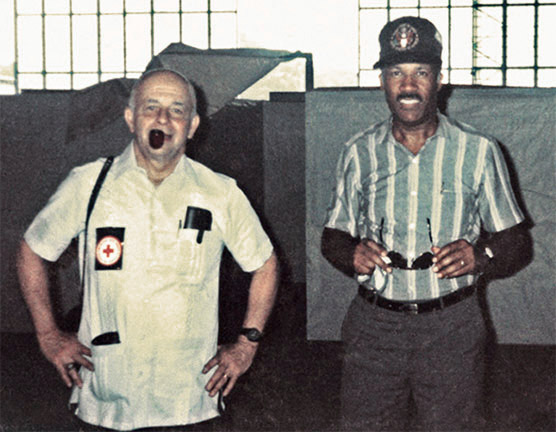 Jack Carrol, American Red Cross, and Alejandro James, USAID, provided considerable help during the DC facility construction.