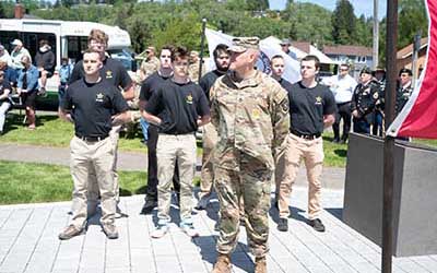 MG Eldon A. Bargewell ceremony