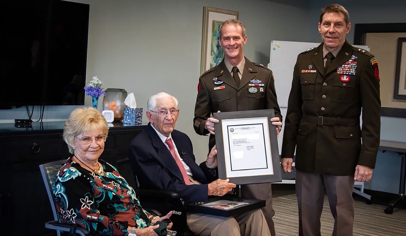 Major General Patrick B. Roberson, Brigadier General Lawrence G. Ferguson, and Mr. Ellsworth Johnson.