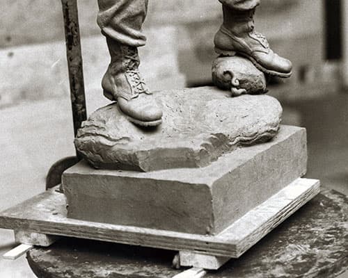Clay Maquette. Image credit: U.S. Army