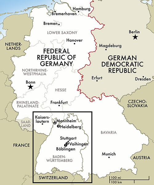 Map of Germany