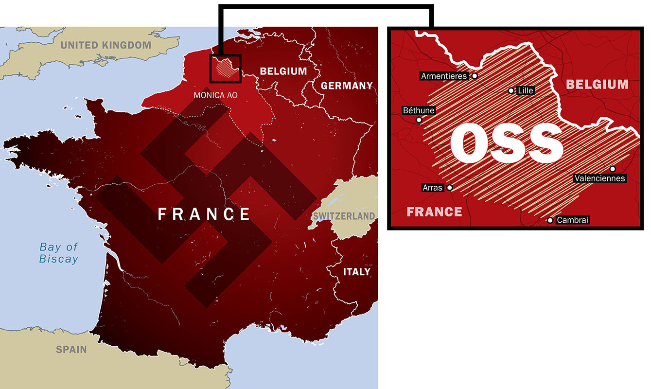 Proposed OSS BARDSEA Area (inset) within the MONICA Area of Operations.