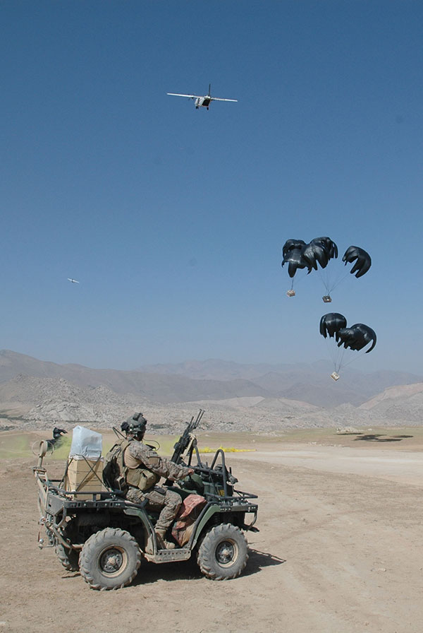 Parachute resupply