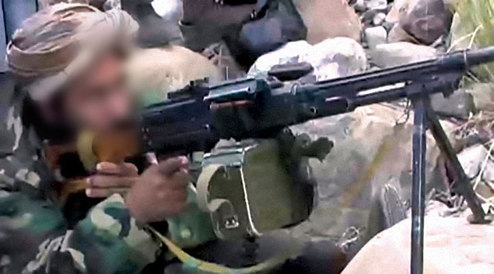 Soviet-made 7.62 mm Deglyanyov RPD 3