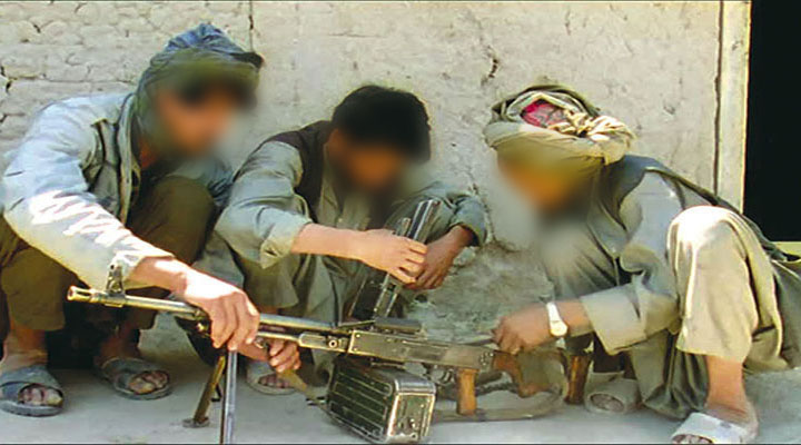 Soviet-made 7.62 Kalashnikov RPK light machine gun