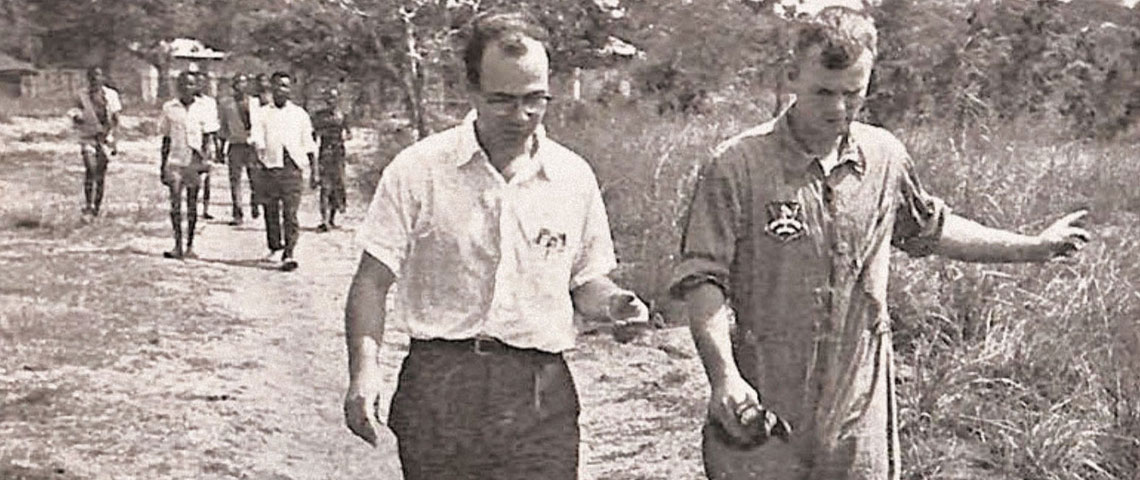 1LT Meyers and George Franke