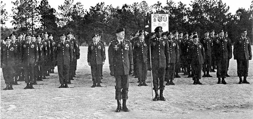 Company A mustered for the 3/5th SFG Annual General Inspection