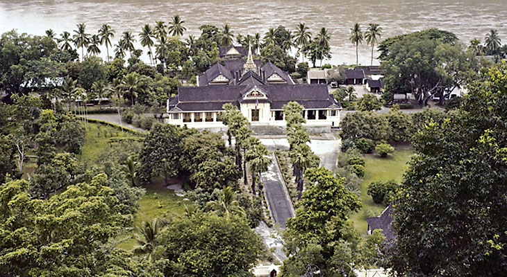 Situated beside the Mekong River, the royal palace at Luang Prabang served as the start point for the funeral procession of King Sisavang Vong.