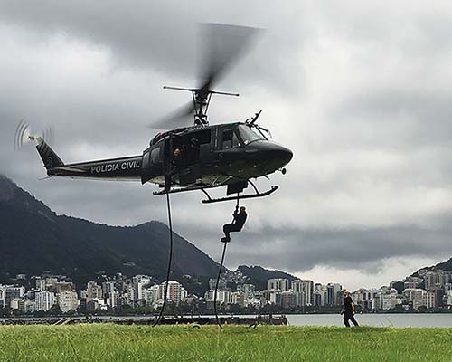 Fast Rope Insertion/Extraction System training