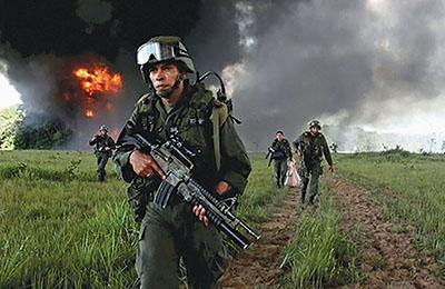 Colombian Anti-Narcotics Police <i>Junglas</i> recovered Pinchao.