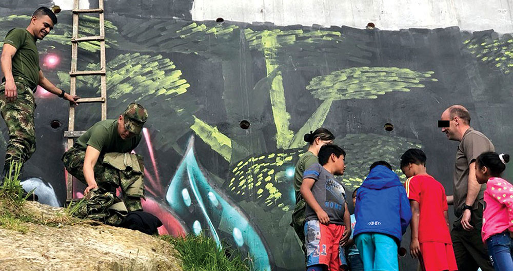 Community engagement was a critical aspect of the PSYOP Course