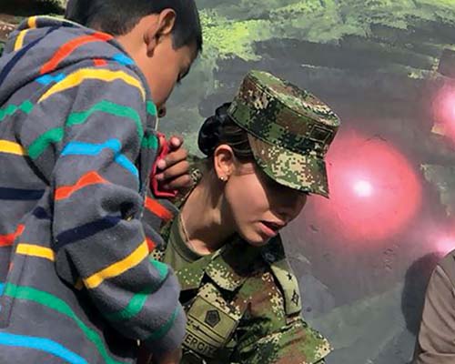 Community engagement was a critical aspect of the PSYOP Course, as the COLAR &lsquo;bridged the gap&rsquo; between the Colombian government and the people.