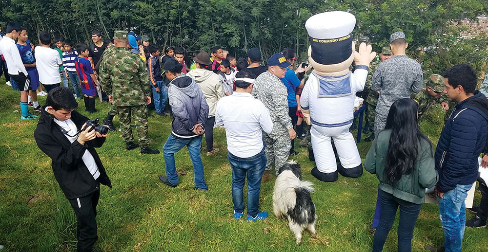 Jornada, at a local barrio