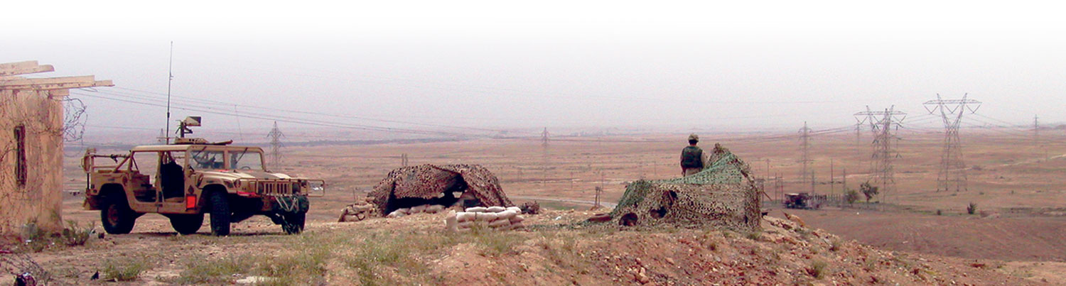 1st Platoon established and maintained a blocking position south of the dam.