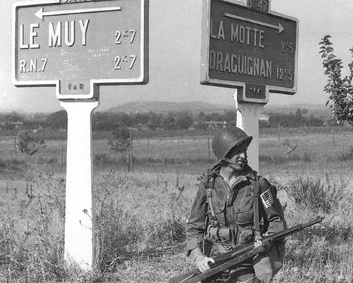 On 17 August, the 1st Airborne Task Force command post moved to Le Muy, where Major General Frederick and his staff continued to orchestrate the airborne elements of the invasion.