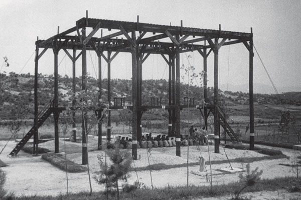 Original ROKA Special Forces basic airborne training site in Korea.