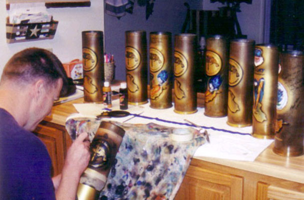 Allen painting shells