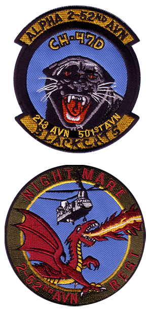 Aviation unit patches