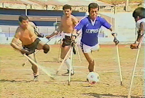 Salvadoran veteran amputees &ldquo;shooting.&rdquo;