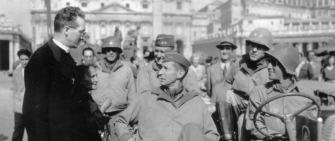 Lieutenant General Mark Clark in Rome.