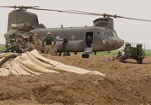 TF Support operations refueled aircraft as required