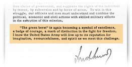 President Kennedy letter