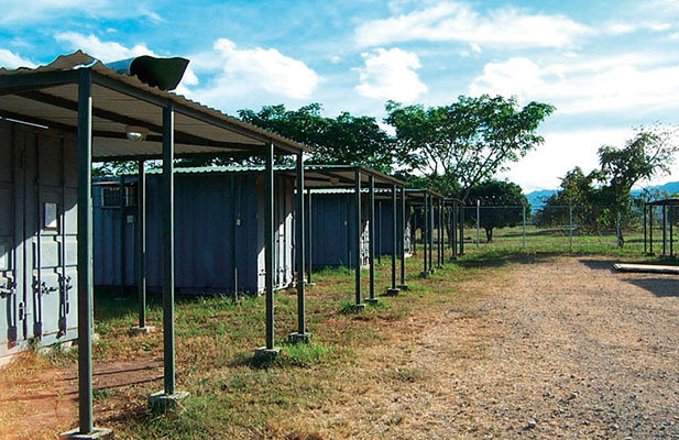 Ammunition for the ODAs in the outlying sites was stored and maintained by ODA 746 at the Ammunition Supply Point at Tolemaida.