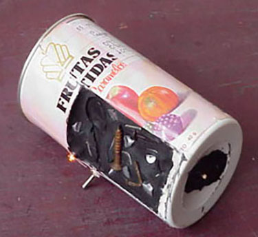 ELN fruit juice anti-personnel IED.