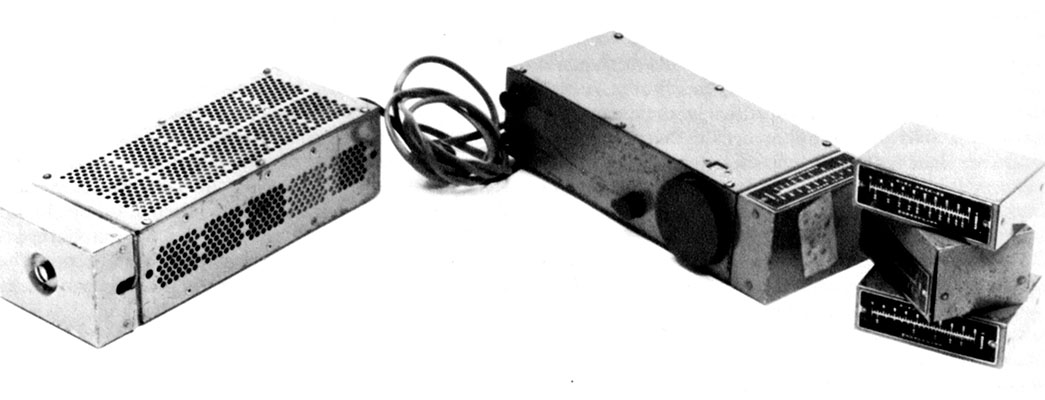 The cigarette pack-sized &ldquo;Biscuit&rdquo; AM radio receiver with ear plug