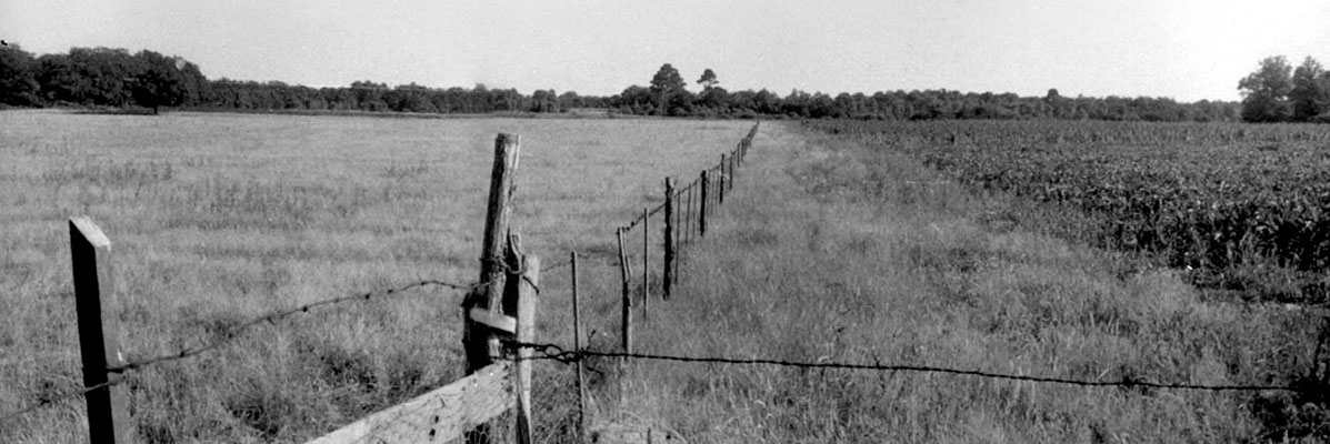 St. Viatre Drop Zone and nearby farmhouse where Special Operatives Brucker and Henquet were &ldquo;welcomed&rdquo; to France.