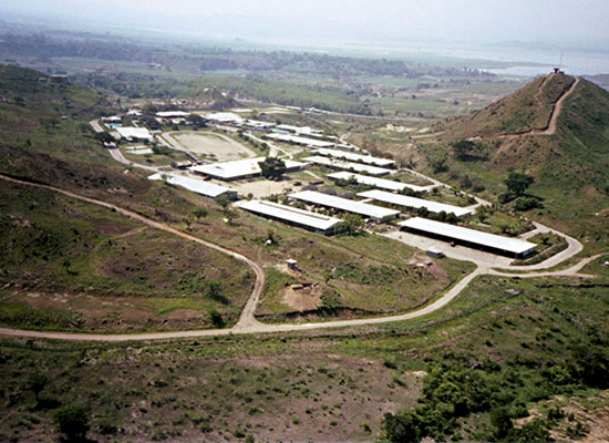 The 4th Brigade base at El Paraiso.
