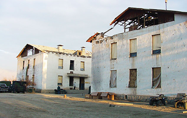 The troop barracks at Bagram.