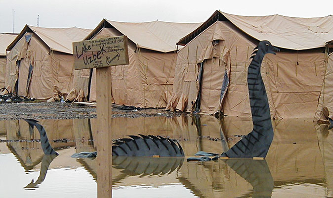 The “Log-Ness Monster” on Lake Uzbek, K2.