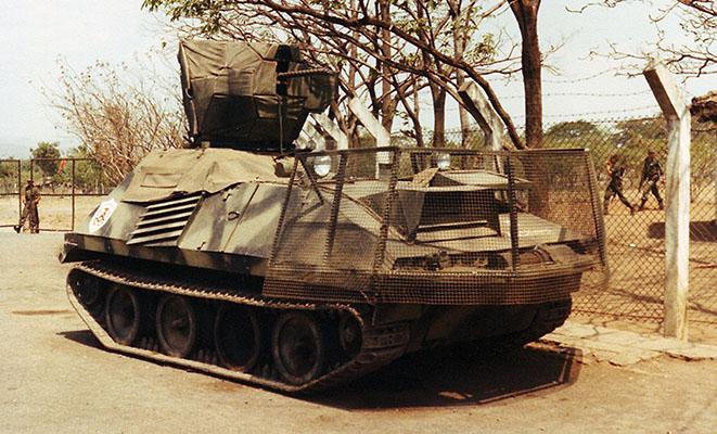 The homemade mini-armored vehicle was a &ldquo;bullet magnet,&rdquo; that valiantly charged into the mouth of the FMLN, fired once, and beat a ha sty, ignoble retreat to safety.