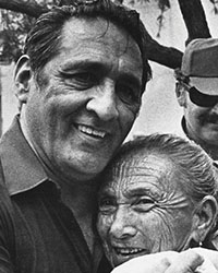 Christian Democrat presidential candidate José Napoleon Duarte