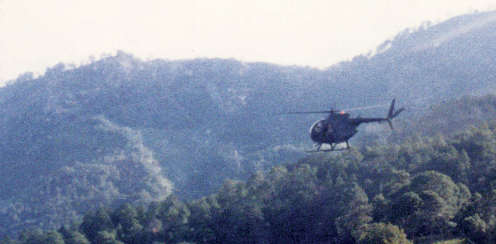 The 245th based out of the Palmerola airfield in Honduras to support the 7th Special Forces Group in Exercise LEMPIRA 87.