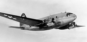 World War II-era C-46 &ldquo;Commando&rdquo; transport.