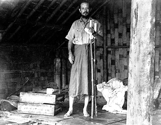 CPT Vincent Curl, behind Japanese lines in Burma, late 1943-early 1944.