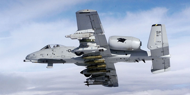 The A-10 &ldquo;Wart Hog&rdquo; fighter-bomber was designed to provide close support to ground troops.