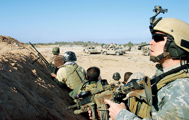 TF Raptor and ODA 566 execute a &ldquo;worm turn&rdquo; to retrace their route while CPT Robert Konrad and the ODA 563 and Hilla SWAT reconnaissance element guard the southeast corner of the compound.