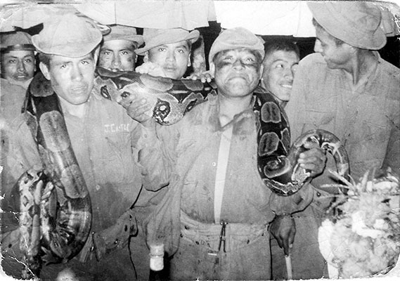 The large anaconda was added to the Bolivian &ldquo;stew&rdquo; pot.