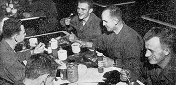 Lodge Act soldiers at Sonthofen were amazed at the abundance of food provided in U.S. Army mess halls.