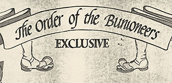 The Order of Bunioneers certificate that COL William J. Mullen awarded to all 77th SFG soldiers who completed the 100+ mile march on 4 February 1955.