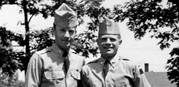 Jan Wiatr and Josef Bukartek at Fort Devens.